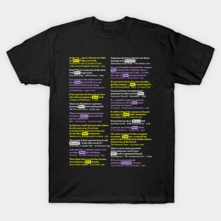 Non-binary: Singular They through history T-Shirt